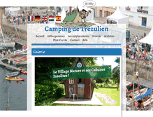 Tablet Screenshot of camping-trezulien.com
